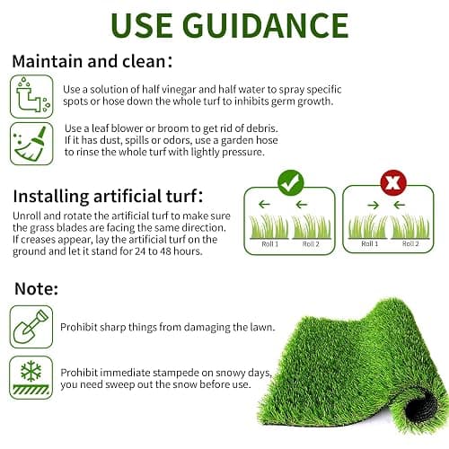 SunVilla SV7'X13' Realistic Indoor/Outdoor Artificial Grass/Turf 7 FT X 13 FT (91 Square FT) thumbnail 6
