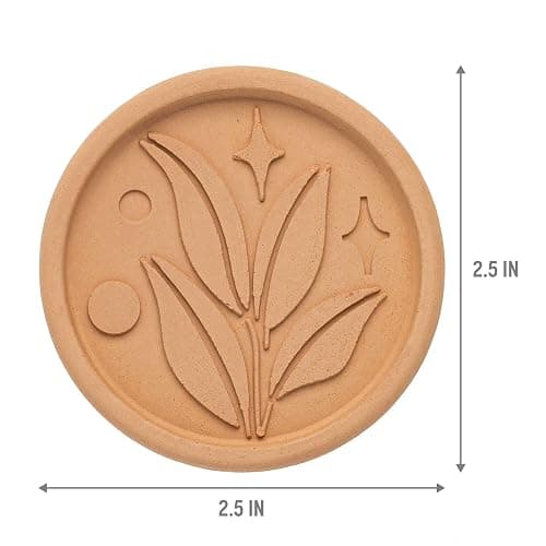 Goodful Brown Sugar Saver and Softener Disc with Elegant Leaf Design, Multiple Uses for Food Storage Containers, Reusable and Food Safe, Terracotta, 2 Pack thumbnail 3