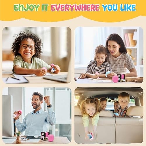 Fidget Toys Stress Balls for Kids & Adults - Changes Color in The Sun -Slow Rise Dough Ball - Fidgets for Classroom - Squishy Fidget Toys Stretchy Squeeze Stress Relief Balls for Anxiety thumbnail 6