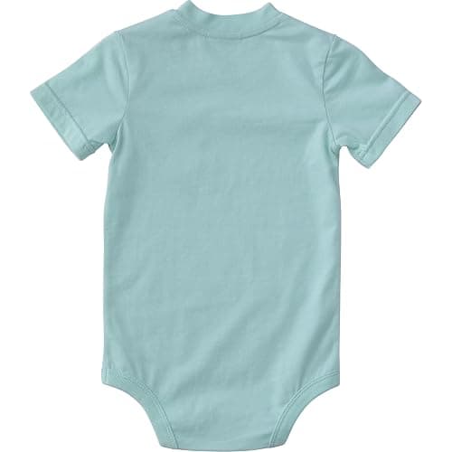 Carhartt Unisex Baby, Short-sleeve Bodysuit Pocket T-shirt | Cotton Jersey | Rib-Knit Crewneck Holds Its Shape Throughout | All-Day Comfort thumbnail 2