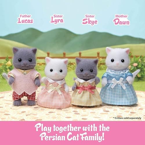 Sylvanian Families 5458 Persian Cat Triplets Dolls - dollhouse playsets thumbnail 6