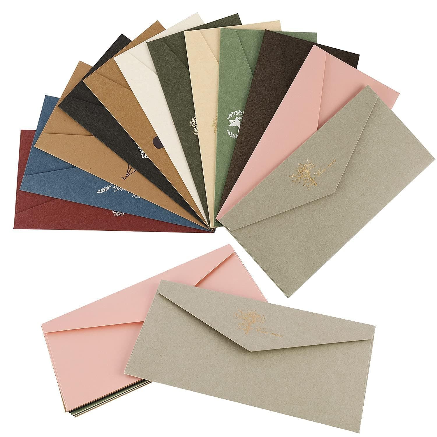 620Pcs Wax Seal Stamp Kit, Wax Seal Set with Wax Seal Beads, Sealing Wax Warmer, Vintage Envelopes, Wax Stamp and Metal Pen, Sealing Wax for Invitations, Cards, Envelopes, Gift Wrapping thumbnail 6