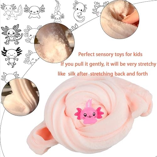 Axolotl Cloud Slime, Premium DIY Scented Slime for Boys Girls, Party Favors for Kids 8-12, Girls Toys 4-8 Years Old, Slimes Kit for Kids Ages 8-12, Relief Fidget Toy, Sensory Toy thumbnail 4