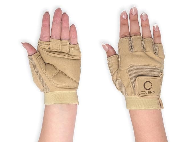 Cousin's Concert Attire Color Guard Gloves for Color Guard Flag and Pole, Durable Fingerless Colorguard Gloves thumbnail 6