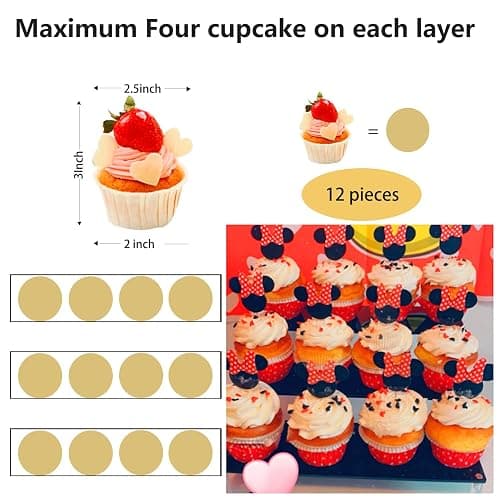 AZEAM Acrylic Riser, Black Display Risers Stand Large Collection Organizer Shelf for Cupcake Food Desserts Holder Cosmetic Products Tabletop Use and More (12 X 8 X 6 Inch) (2 Packs Black) thumbnail 3