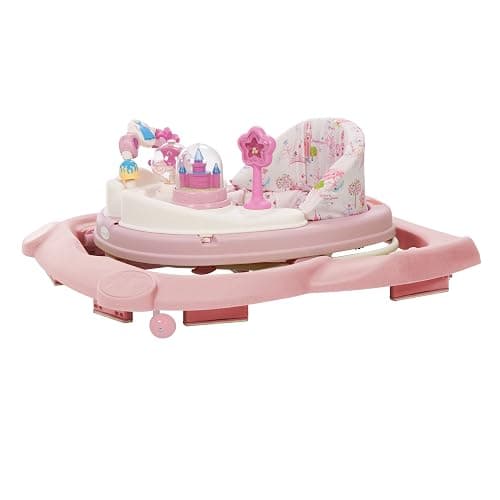 Disney Baby Princess Walker with Wheels, Pink Baby Walkers and Activity Center for Infants thumbnail 4