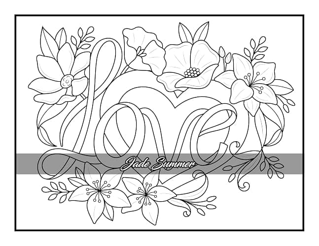 100 Flowers: An Adult Coloring Book with Bouquets, Wreaths, Swirls, Patterns, Decorations, Inspirational Designs, and Much More! thumbnail 101