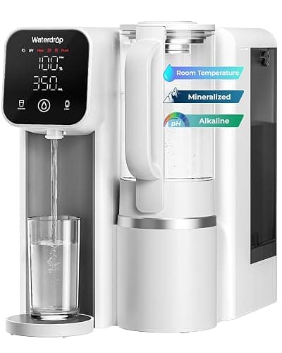 Waterdrop M6SL Mineralized Reverse Osmosis System, Room-Temp | 8-Stage Filtration, 3:1 Pure to Drain, Countertop Reverse Osmosis with Glass Pitcher, NSF/ANSI 372 & 58 Certified - Image 1