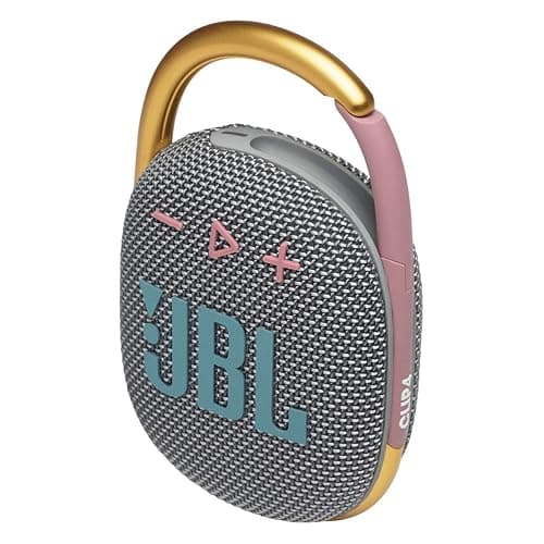JBL Clip 4 - Portable Mini Bluetooth Speaker, big audio and punchy bass, integrated carabiner, IP67 waterproof and dustproof, 10 hours of playtime, speaker for home, outdoor and travel (Grey) thumbnail 5