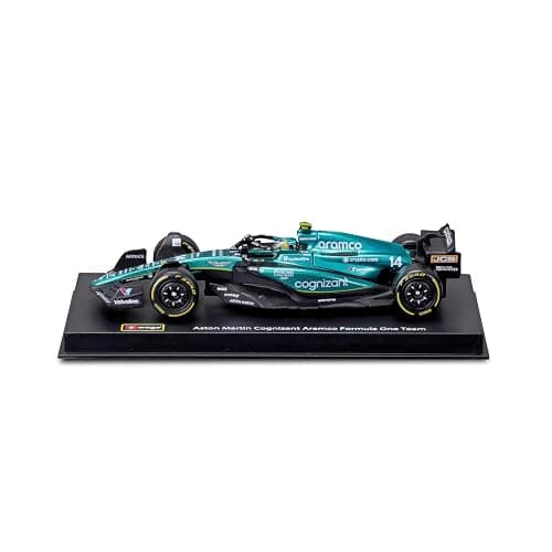 Bburago 1:43 Race Aston Martin AMR23 (2023) w/Driver thumbnail 6
