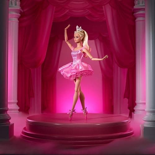 Barbie Signature Ballet Wishes Blonde Hair Doll with Pink Tutu | Collectible Fashion Doll in Satiny, with Pink Tutu and Giftable Packaging thumbnail 2