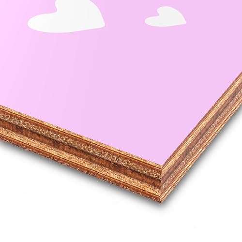 UBTKEY Girls Room Decor Set - 9 Piece Wall Art for Girls Bedroom, Inspirational Plaque for Kids & Baby Girl Nursery - Pink thumbnail 7