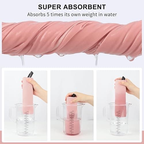 Rainleaf Microfiber Towel Quick Dry Camping & Travel & Gym Towel. Compact | Super Absorbent, Lightweight, Fast Drying. Suitable for Beach, Bath, Backpacking, Hiking, Swim. thumbnail 4