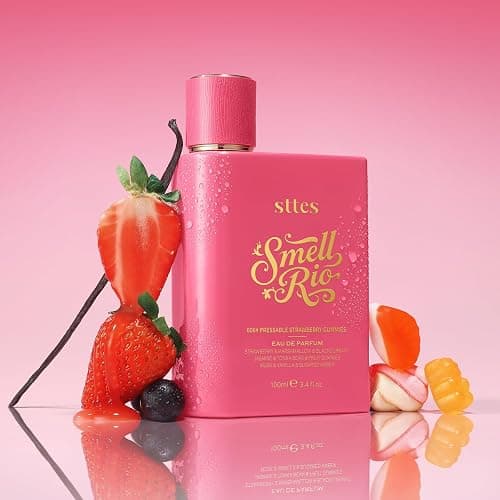 Sttes Perfume 606# (Pressable Strawberry Gummies) – Eau de Parfum 100ml (3.4 fl oz) – Strawberry, marshmallow, Fruit Gummies, Vanilla thumbnail 3