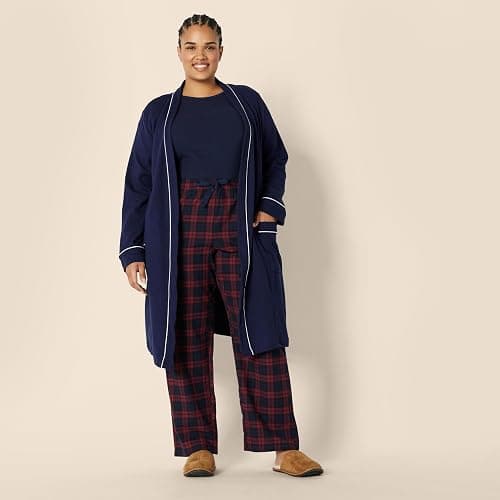 Amazon Essentials Women's Lightweight Waffle Mid-Length Robe (Available in Plus Size) thumbnail 7