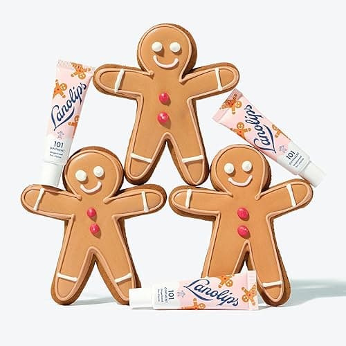 Lanolips 101 Ointment - Lanolin Lip Balm for Smooth, Hydrated & Healthy Lips - Multipurpose Ointment with Lanolin Oil for Dry Cuticles & More - Gingerbread (0.35 oz) thumbnail 5