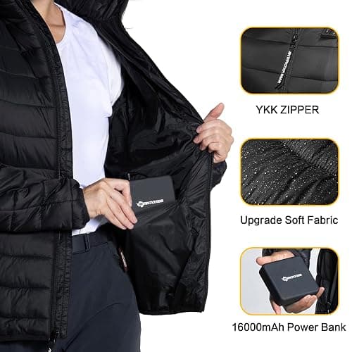 ANTARCTICA GEAR Heated Jacket - Black thumbnail 4