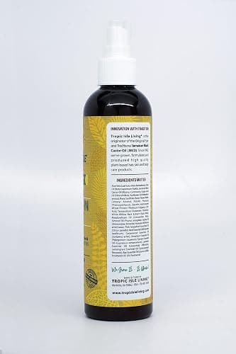 Tropic Isle Living Jamaican Black Castor Oil Daily Hair Gro Leave-in Conditioning Mist & Detangler 8oz | Paraben & Sulfate FREE | All Hair Types | Restores Moisture & Gently Detangles - 8 Ounce (Pack of 1) thumbnail 3
