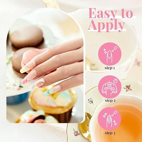 Beetles UV Gel Nagellack Set - mit Gel Basis Decklack 23 Stuck 20 Farben Macaron Farben Kollektion Leuchtende Nail Art DekorationenNfänger DIY Nail Art Maniküre für Frauen thumbnail 4