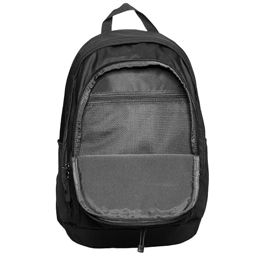Nike Hayward 2.0 Backpack, for Women and Men with Polyester Shell & Adjustable Straps, Black/Black/White thumbnail 3