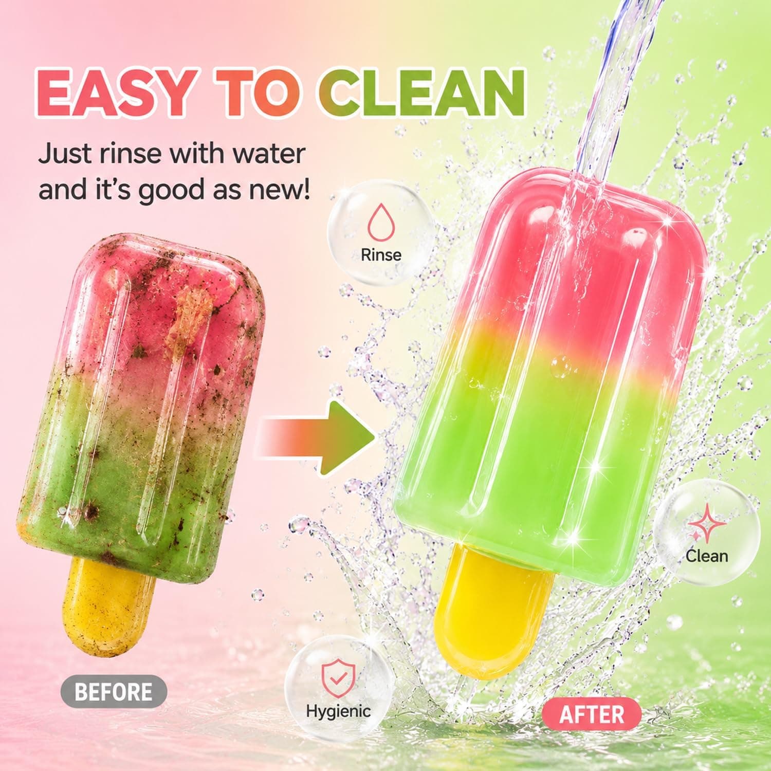3-Pack Ice Cream Squeeze Squishy, Summer Sensory Stress Relief Squeeze Squishy, Realistic Ice Cream Squishy Toy, Party Favors for Anxiety Relief for Everyone thumbnail 6