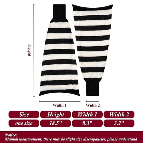 RMSWEETYIL Leg Warmers for Women, Cute Long Chunky Knit Leg Warmer Socks thumbnail 4