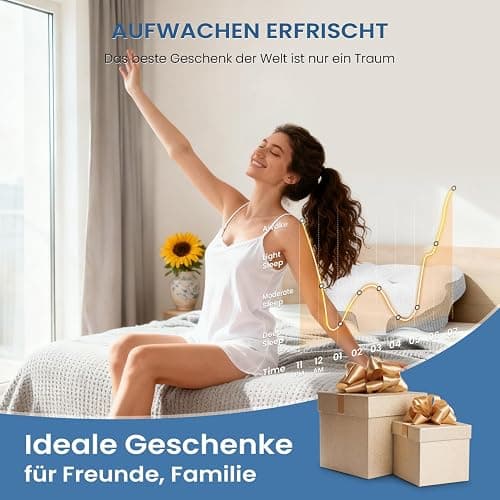 Dozion Nackenkissen Kopfkissen Memory Foam Kissen, Ergonomisches Kopfkissen Seitenschläferkissen,Halswirbelkissen Stützendes Nackenkissen Schlaf Kissen Pillow für Seiten Rücken & Bauchschläfer(1 Pcs) thumbnail 9