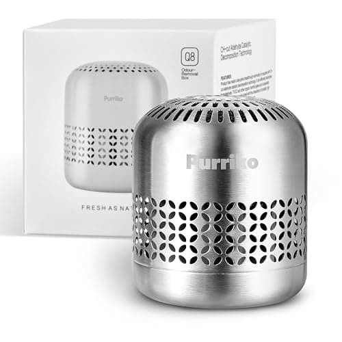 Purriko Refrigerator Deodorizer,Lasts up to 10 Years,Refrigerator Odor Eliminator,Fridge Deodorizer,More Effective Than Baking Soda Bamboo Air Purifying Bags - Image 1