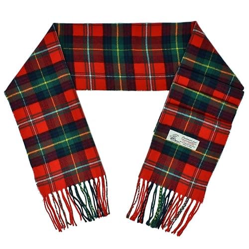 Glory Max Scottish Stewart Tartan Plaid Luxurious Winter Scarf Soft Cashmere Feel 72"x12" thumbnail 3