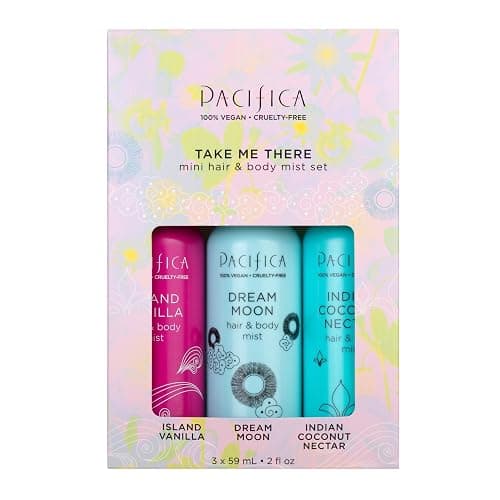 Pacifica Hair & Body Mist Take Me There Travel Size, Gift Set, Fragrance, Perfume Body Spray, Island Vanilla, Dream Moon, Silver Moon (Set of 3) Clean Vegan & Cruelty-Free Dermatologist Tested thumbnail 10