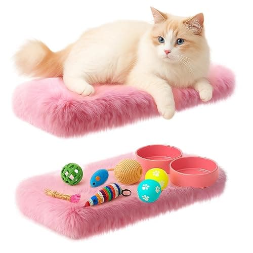 Pink Floating Shelves, Fluffy Wall Shelf for Girls Bedroom Vanity Decor | 16 IN Plush Fur Covered Shelves, Cute Girl Room Decor, Perfume Makeup Display Organizer, Stylish Aesthetic Wall Storage thumbnail 8