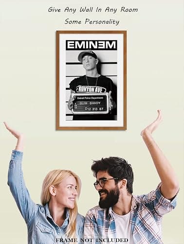 XIHOO Eminem (Mugshot) Poster Frameless Gift 12 x 18 inch(30cm x 46cm)-S-193… thumbnail 9