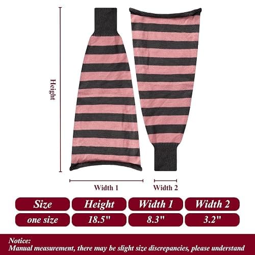 RMSWEETYIL Leg Warmers for Women, Cute Long Chunky Knit Leg Warmer Socks thumbnail 4