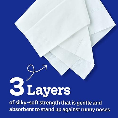 Kleenex Ultra Soft Facial Tissues, 4 Cube Boxes, 60 Tissues per Box, 3-Ply (240 Total), Packaging May Vary thumbnail 5