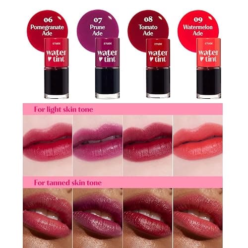 ETUDE Dear Darling Water Tint – Strawberry Ade | Korean Lip Stain & Lip Tint for Hydrated Pink Lips, Smudge-Proof Long-Lasting Lip & Cheek Makeup | K-Beauty Gift, Stocking Stuffers thumbnail 4