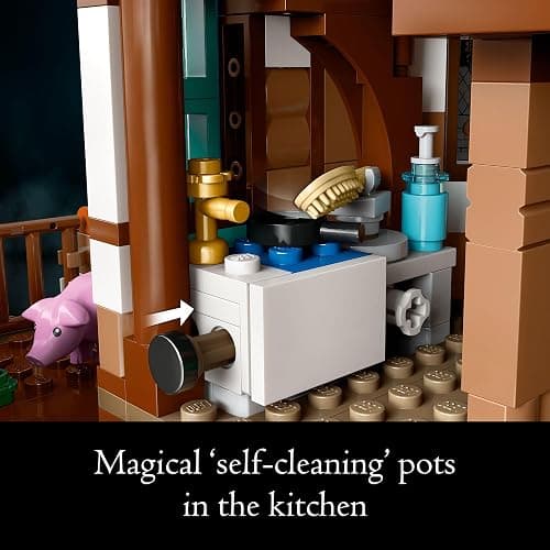 LEGO Harry Potter The Burrow Building Sets for Adults - Collectible Harry Potter Weasley House Kits with 10 Minifigures - Gifts for Men and Women, Fans - 76437 thumbnail 4