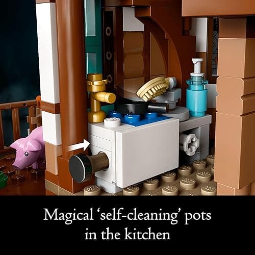 LEGO Harry Potter The Burrow Building Sets for Adults - Collectible Harry Potter Weasley House Kits with 10 Minifigures - Gifts for Men and Women, Fans - 76437 thumbnail 4