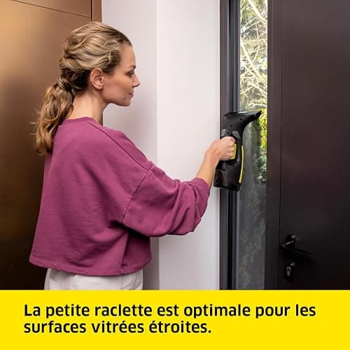 Kärcher Kärcher nettoyeur de vitres wv 2, lave fenêtre sans fil, 2 raclettes incluses, édition spéciale 10 ans +40% d'autonomie thumbnail 5