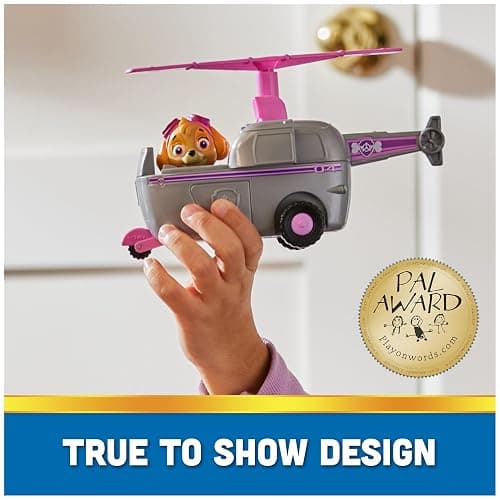 Paw Patrol, Skye’s Helicopter, Toy Vehicle with Collectible Action Figure, Sustainably Minded Kids Toys for Boys & Girls Ages 3 and Up thumbnail 3