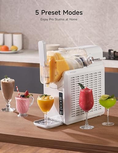 HiCOZY F1 Slushie Machine, Professional Frozen Drink Maker, Slushy Machine for Home, No Ice Needed, Self-Cleaning, 5 Presets for Milkshakes, Cocktail, Frappes, and More thumbnail 2
