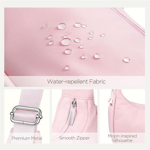 Babysun Mini Shoulder Bag Women Nylon Crescent Bag Underarm Shoulder Purse Women's Shoulder Handbags Small Tote Bag thumbnail 5