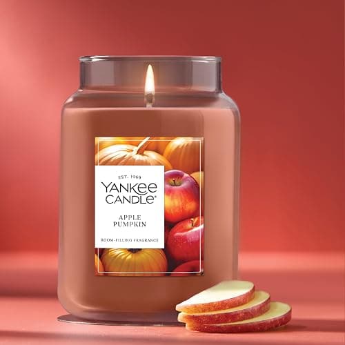 Yankee Candle Apple Pumpkin, Thanksgiving Scented Candle, 22oz Large Jar with up to 150 Hour Burn Time, Giftable thumbnail 2