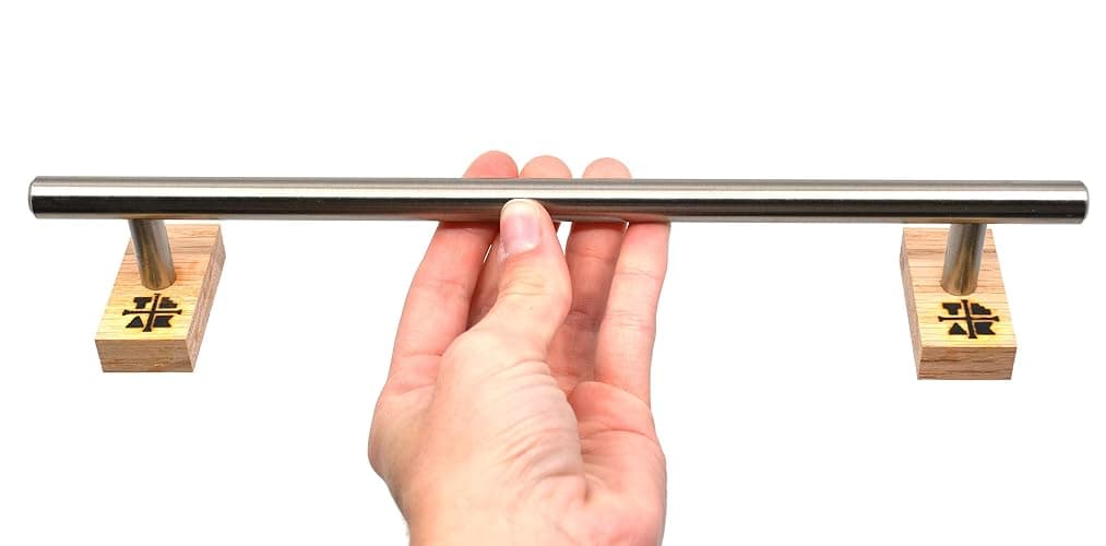 Teak Tuning Round Fingerboard Rail - Long Edition - Silver Colorway - 11.25" Long, 1.75" Tall - Prolific Series thumbnail 3