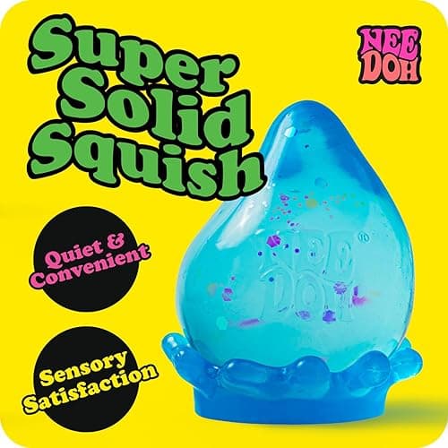 Schylling NeeDoh Dream Drop - Sensory Squeeze Toy with Dreamy Smooth Squeeze - 3" Tall - Color May Vary (Pack of 1) thumbnail 4