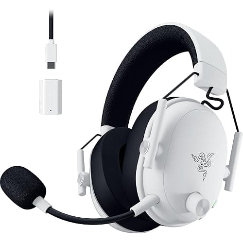 Razer BlackShark V3 Wireless Gaming Headset for PC: 50mm Drivers - Super Wideband Mic - 2.4 GHz, Bluetooth, USB - Works with Mac, PS5, Nintendo Switch, Smartphone - 70 Hr Battery - White thumbnail 11