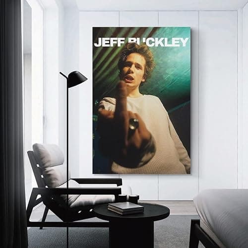 NuEyes Jeff Buckley Poster Wall Art Poster Gifts Bedroom Prints Home Decor Hanging Picture Canvas Painting Posters 16x24inch(40x60cm) thumbnail 3