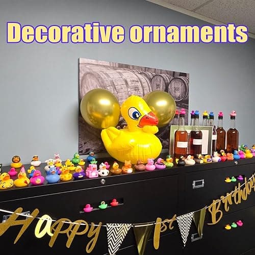 LINICE 30 Pcs Rubber Ducks, Random Assortment Ducks Bulk, Mini Rubber Duckies for Toddler Baby Bath Toys, Kids Bath Pool Toys Birthday Gifts Party Favors thumbnail 5