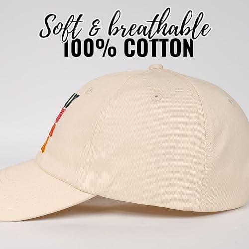 InnoBeta Twin Mom Gifts Cap, Funny Adjustable Embroidered Hat Gifts on Mother's Day, Birthday, Christmas Beige thumbnail 4