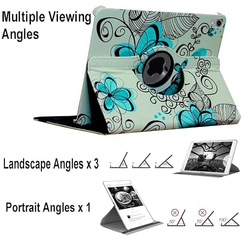 JYtrend Case for iPad A16 11-inch (11th Gen 2025), for 2022 iPad 10th Generation 10.9 inch, Rotating Stand Smart Magnetic Cover for Model A3354 A3355 A3356 A2696 A2757 A2777 (Lotus Flower) thumbnail 5