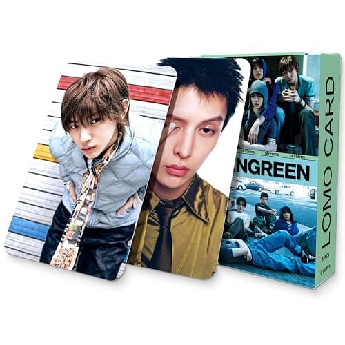 KPOPBTS GREENGREEN Album Photocards, 55 PCS KPOP Merch Cards Lomo Card Set, Gift for COER Boys and Girls - Image 1